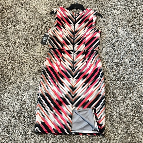 NWT  Vince Camuto Size 8 Pink/Black multi. - Picture 3 of 14
